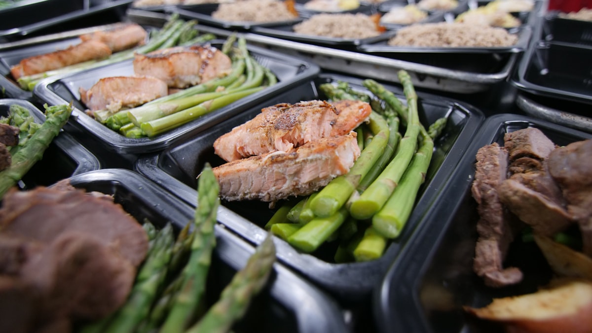 Athlete preparing nutritious meal